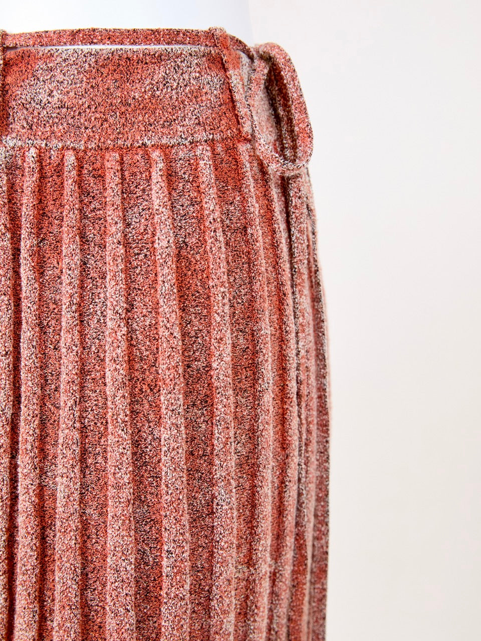 MIAOYAN25 Spring and Summer Washed Knitted Accordion Pleated Skirt